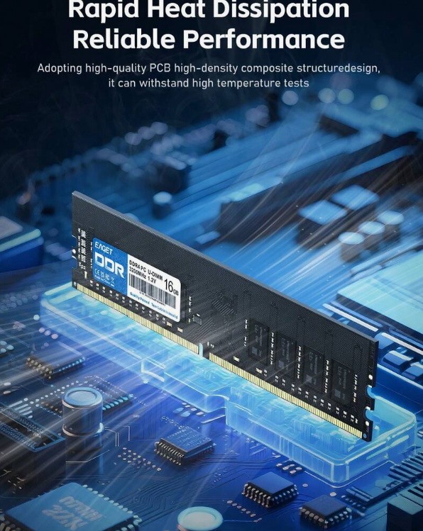 Desktop DDR4 RAM 16GB/8GB, High-Performance 3000MHz/2666MHz Optional