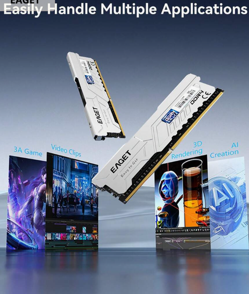 EAGET DDR4 RAM 8GB/16GB/32GB (2x16GB) /16GB / (2x8GB) 3200MHz