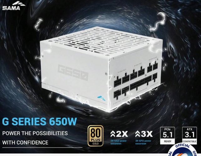 SAMA G650W ATX 3.1 Power Supply